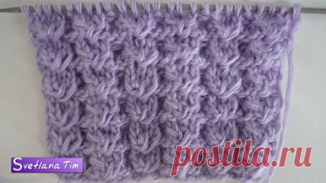 Вязание спицами. Узоры, Схемы и Видеоуроки - Svetlana Tim: Узор ГУСИНЫЕ ЛАПКИ. Вязание спицами # 361