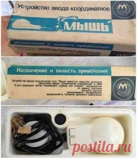 Советская компьютерная мышь.
Это вам не Apple Mouse.