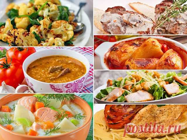 7 ужинов: вкусное меню на неделю - tochka.net