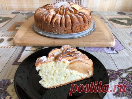 Самый любимый яблочный пирог. Очень простой рецепт к чаю. | Скатерть-Самобранка | Яндекс Дзен