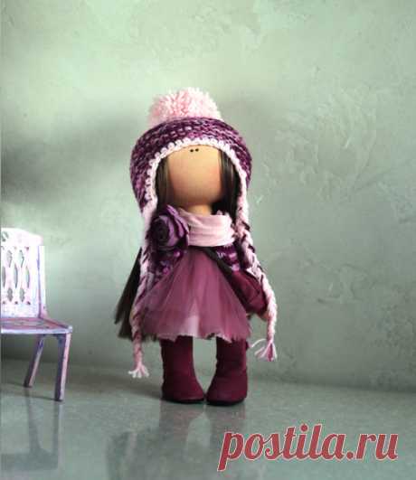 Winter doll Handmade doll Russian doll Cloth by AnnKirillartPlace