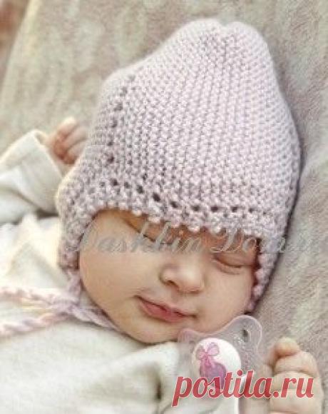 Шапочка для новорожденного спицами (14 моделей с описанием) | Дашкин Дом