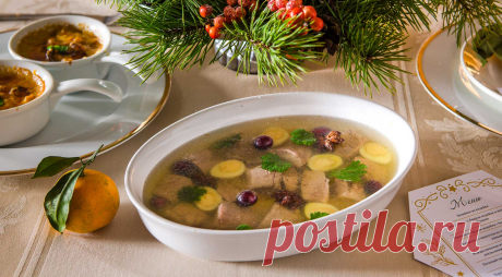 Заливное из индейки — отлично для праздничного стола! — Фактор Вкуса