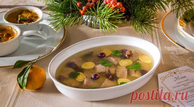 Заливное из индейки — отлично для праздничного стола! — Фактор Вкуса