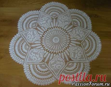 Салфетка с розами для сватьи