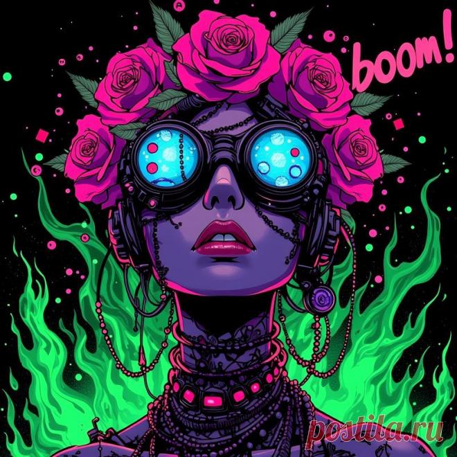 Неоновый кубик и пламя: футуристичный дизайн в стиле граффити. Картинка из нейронной сети Flux 1 - Flux.1 примеры промтов - Форум ИИ о нейросетях - Yes Ai