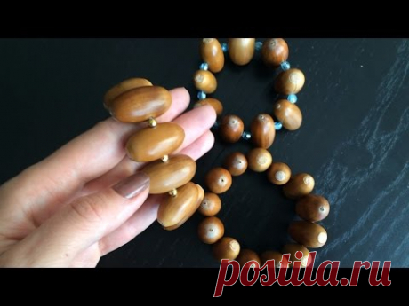 Браслеты из желудей своими руками, осеннее творчество - YouTube