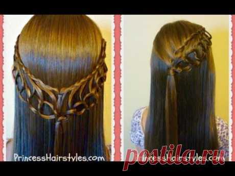 Feather Chain Braid Hairstyles, Hair4myprincess - YouTube