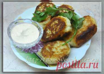 Картофельные пирожки, блюдо из остатков картофельного пюре