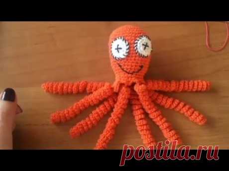 Осьминожка.Вяжем крючком