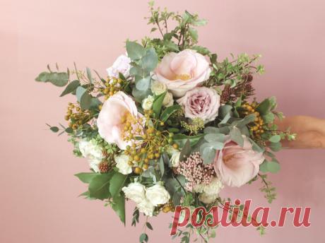 Мастер-класс: стильный осенний букет своими руками | ELLEDECORATION