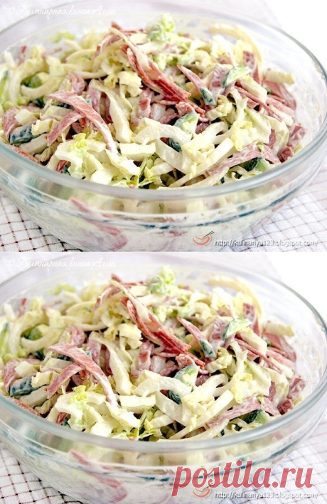 Как приготовить салат быстро и вкусно  - рецепт, ингридиенты и фотографии