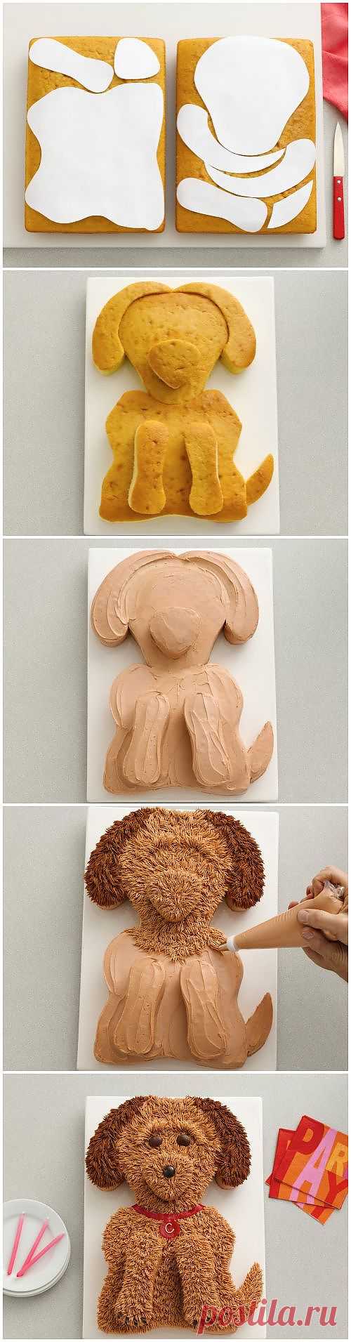 Golden Doodle Dog Cake | Cakes & Cupcakes Decoration and Tips