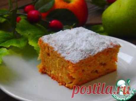Морковно-грушевый пирог – кулинарный рецепт