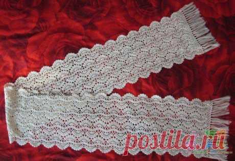 Дневник Montileda : Шарфик из ленточного кружева