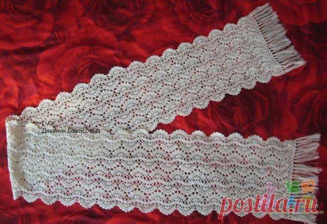 Дневник Montileda : Шарфик из ленточного кружева