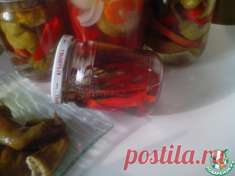 Перец острый маринованый Кулинарный рецепт