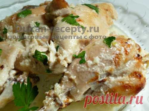 Шкмерули (курица в чесночном соусе по-грузински) - Рецепты для диеты Дюкана | Рецепты для диеты Дюкана