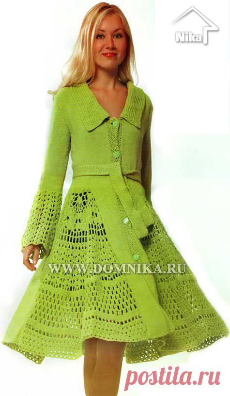 ВЯЗАНОЕ ПАЛЬТО