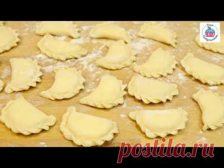 ВАРЕНИКИ с Картошкой и Творогом, моё любимое тесто на кефире!