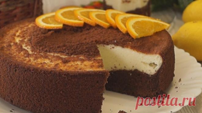 Шоколадная ватрушка с творожной начинкой. Божественный вкус - Простые рецепты Овкусе.ру