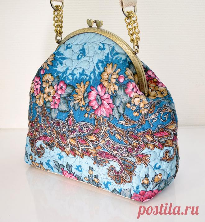 Шьем сумку в русском стиле
