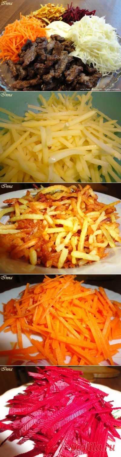 САЛАТ *БАБА ЯГА* | Готовим вместе