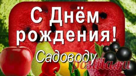 С Днём рождения Садовод! Поздравляю! Пусть в твоём саду красивом всё цветёт, и всё растёт. И душа пусть отдыхает от печалей и забот!
