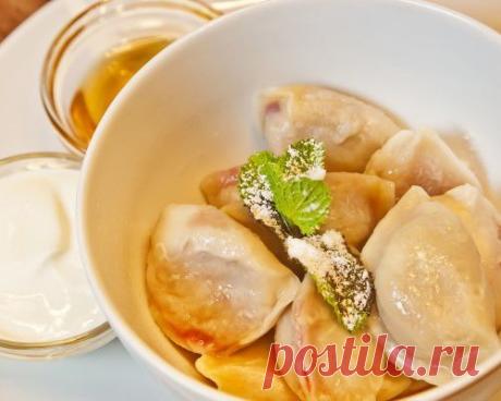 Вареники с яблоками