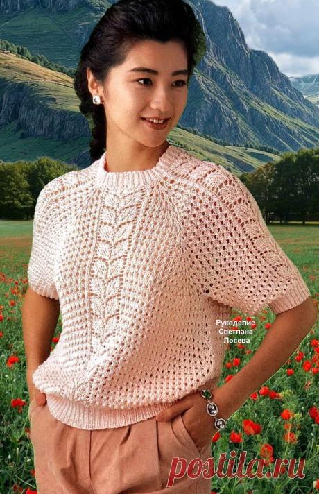 Вяжем кофточки регланом: популярность и востребованность (10 описаний вязания) | Рукоделие Светлана Лосева Вязание Украшения | Дзен