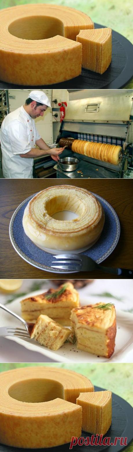 Баумкухен, его история + рецепт.
