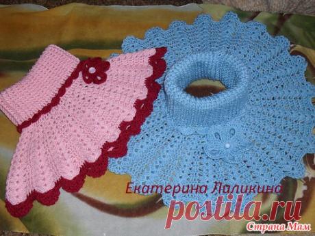 Манишка крючком