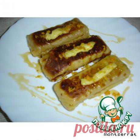 Блинчики с мандариновой начинкой - кулинарный рецепт