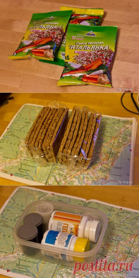 Какую еду взять в поход - наша раскладка и список еды в поход.