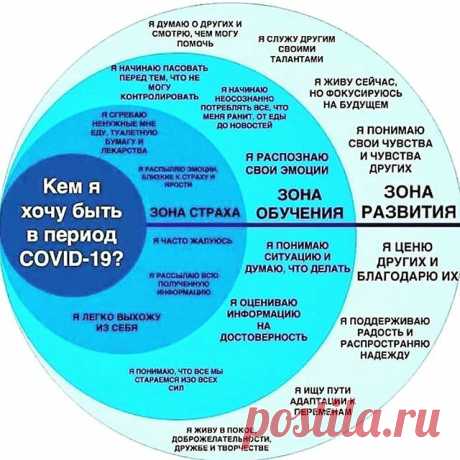 Photo by Элла Лещина on May 18, 2020. На изображении может находиться: текст «думаю другихи смотрю помочь начинаю пасовать перед талантами яначинаю rогребаю контролировать потреблять живу сейчас фокусируюсь будущем туалетную бумагуи лекаротва новостей распылаю близкиекстр понимаю чувства распознаю свои эмоции кем я хочу быть в период COVID-19? других з0на страха зона обучения ячастожалуюсь зона развития ярассылаю понимаю я ценю ситуацию думаю, что делать других и благодарю...