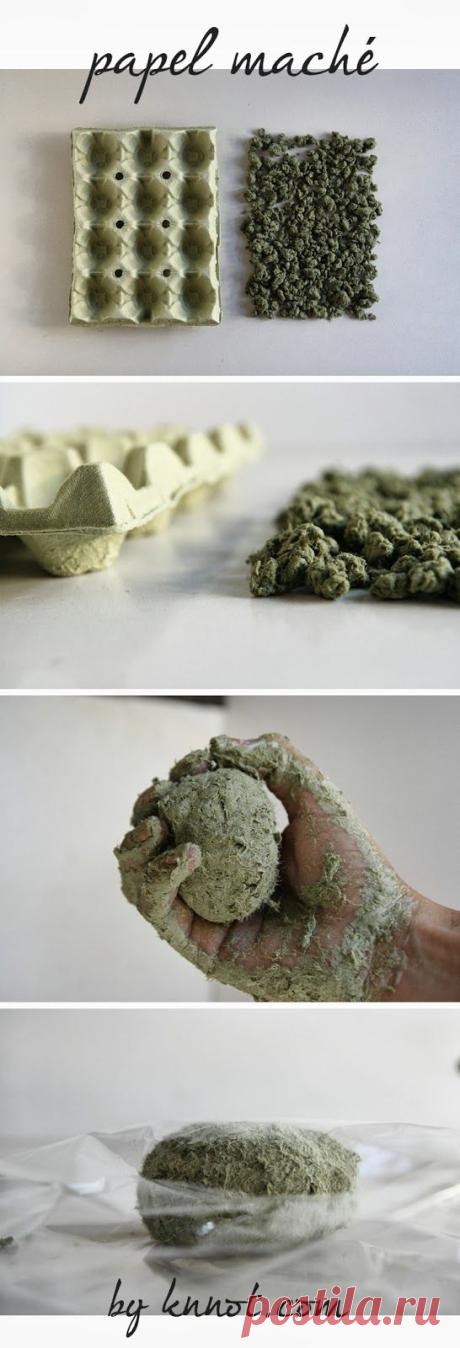 COMO HACER PAPEL MACHÉ. DIY excelente! tengo muchas cajas de huevos en casa! | Cómo hacerlo