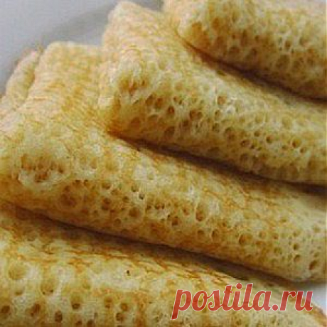 Блины домашние на кефире