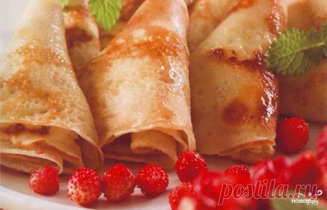 22 вкусных рецепта тонких блинчиков на молоке!