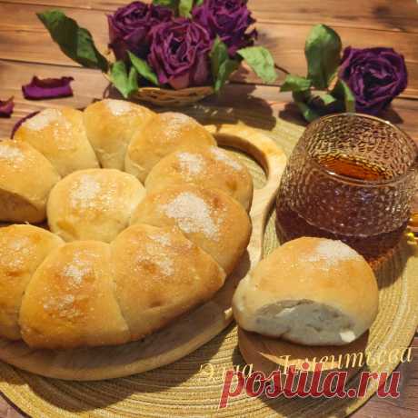 Булочка "Ромашка" - рецепт автора Элла Дементьева ✓Амбассадор