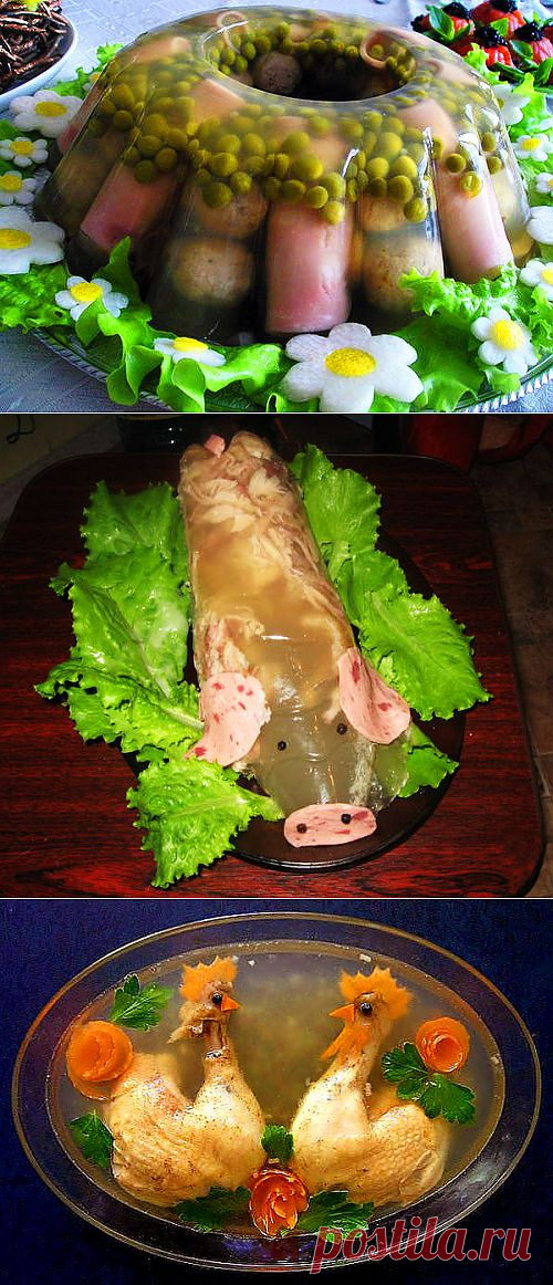 Праздничные блюда и оригинальные идеи их оформления! Просто но очень оригинально!.