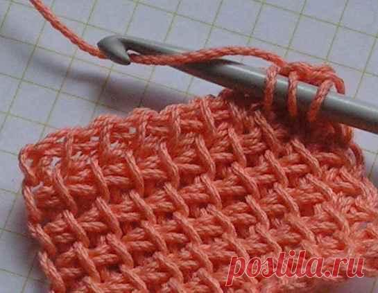 Бесплатные схемы тунисским вязанием крючком