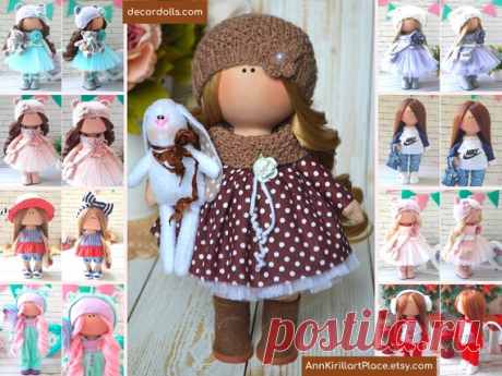 Fabric Doll Handmade Doll Textile Doll Rag Doll Baby Doll | Etsy Hello, dear visitors!  This is handmade cloth doll created by Master Olga S. (Karaganda, Kazakhstan).  All dolls stated on the photo are mady by artist Olga. You can find them in our shop searching by artist name.  Doll is 25 cm (10.5 inch) tall and made of only quality materials.  Such dolls and