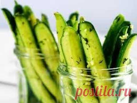 ОГУРЦЫ В СОБСТВЕННОМ СОКУ ОЧЕНЬ ВКУСНЫЕ С УКРОПОМ И ЧЕСНОКОМ