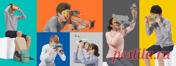 Nintendo анонсировала четвёртый набор картонного конструктора Labo для взаимодействия с VR на Nintendo Switch. С 12 апреля в продажу поступят два комплекта — за $80 и за $40. В первый войдут очки, ветряная педаль, бластер, фотоаппарат, птица и слон, а во второй — лишь очки и бластер.