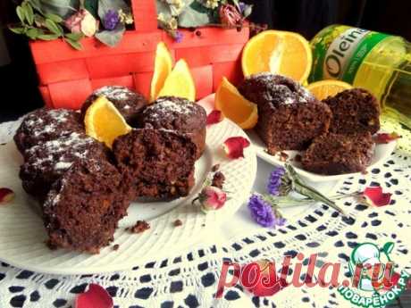 Шоколадные маффины с апельсином - кулинарный рецепт