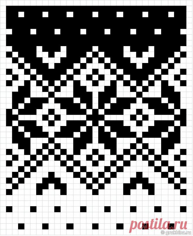 Норвежские узоры схемы для вязания. МНОГО!