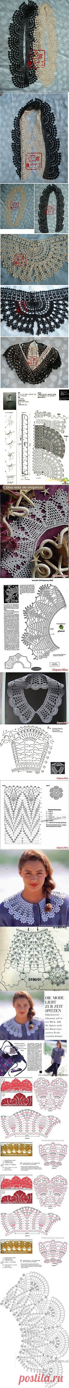 (168) *haken*: kraagjes & passen в Pinterest