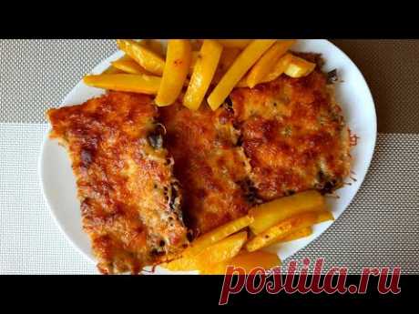 Запеканка c фаршем и овощами - YouTube