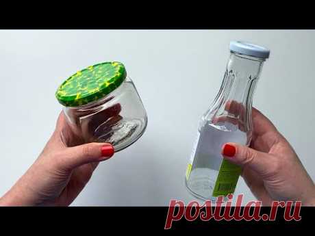 DIY 2 Easy glass jar decor ideas | Recycling idea - YouTube