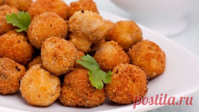 Замечательная закуска — Шампиньоны в кляре. Хит любого праздника!